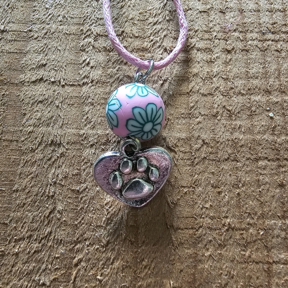 Handmade Paw Necklace